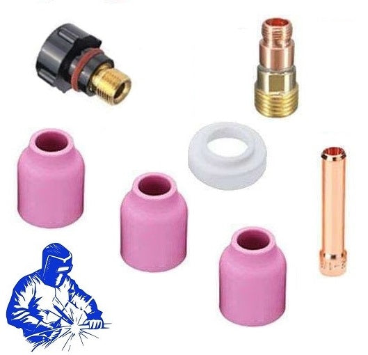 Stubby Gaslinse-Umbau SET 1,6mm-3,2mm SR17/18/26