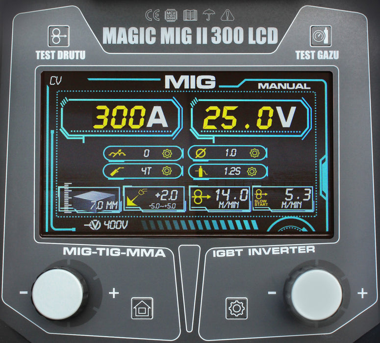 Welder Fantasy Magic II 300 MIG MAG Synergic