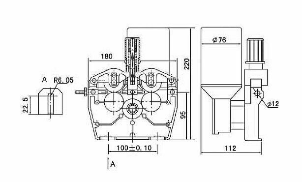 Schweissgerät Drahtvorschub 4 Rollen mit Motor 24V MIG MAG